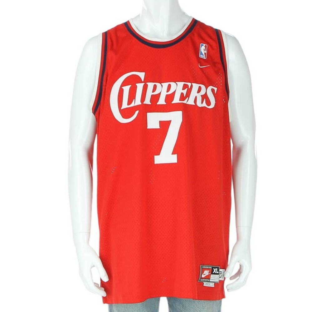 Nike LA Los Angeles Clippers Lamar Odom 7 Stitched Sewn NBA Basketball Jersey XL